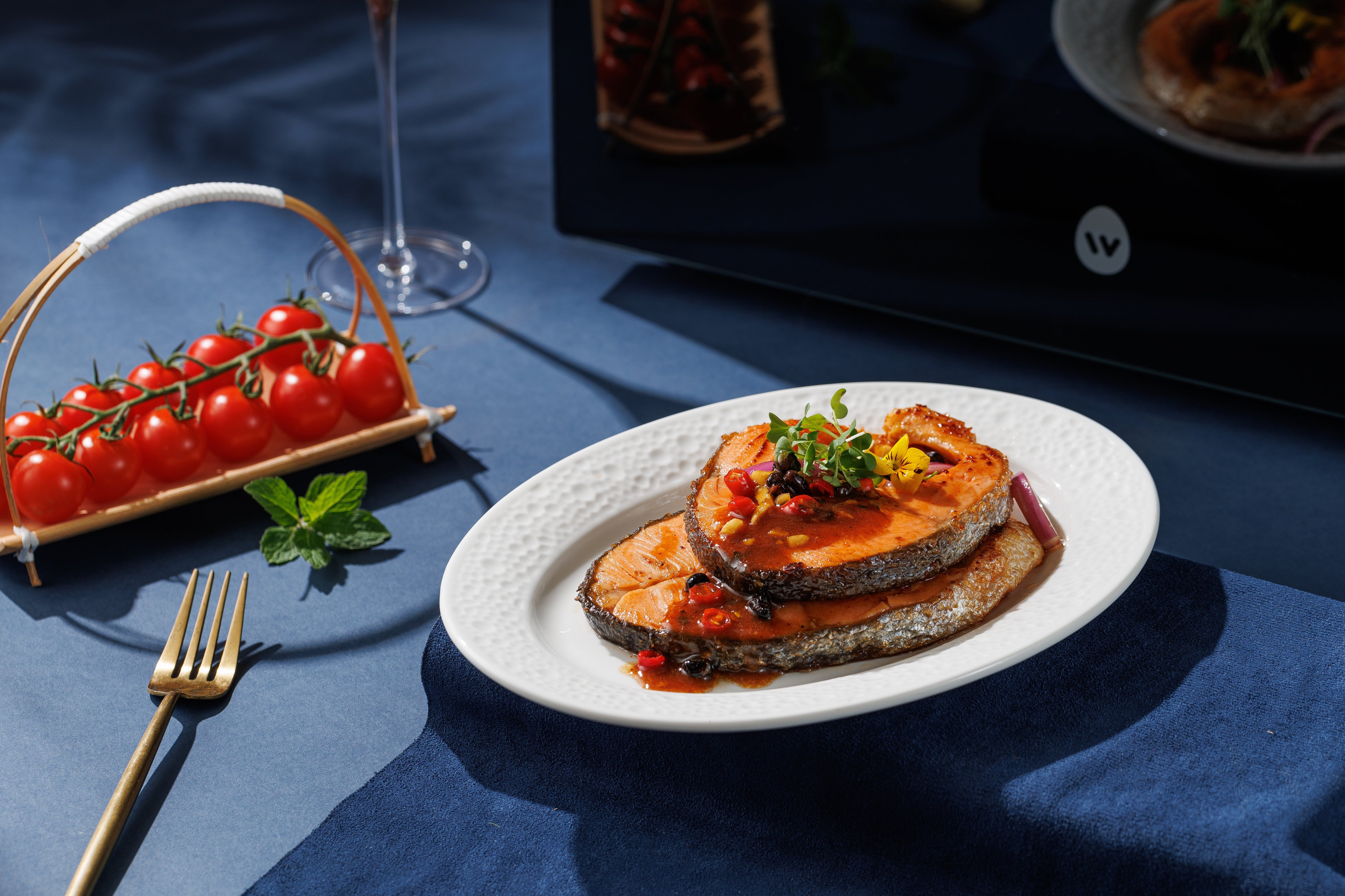 Black Bean Flavored Salmon