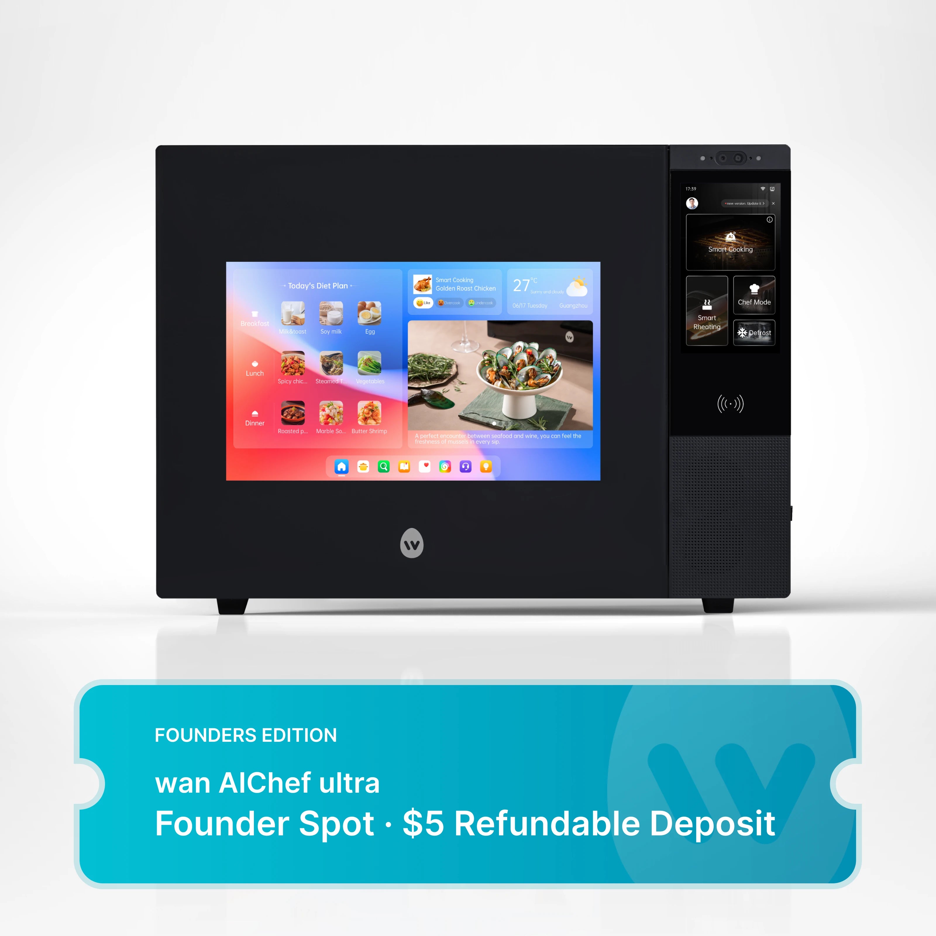 wan AIChef ultra Founder Spot · $5 Refundable Deposit
