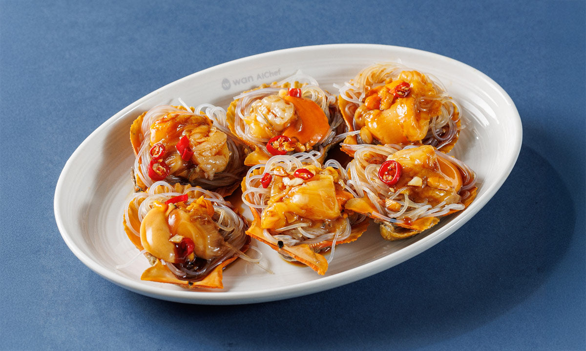 Steamed Scallop With Garlic And Vermicelli