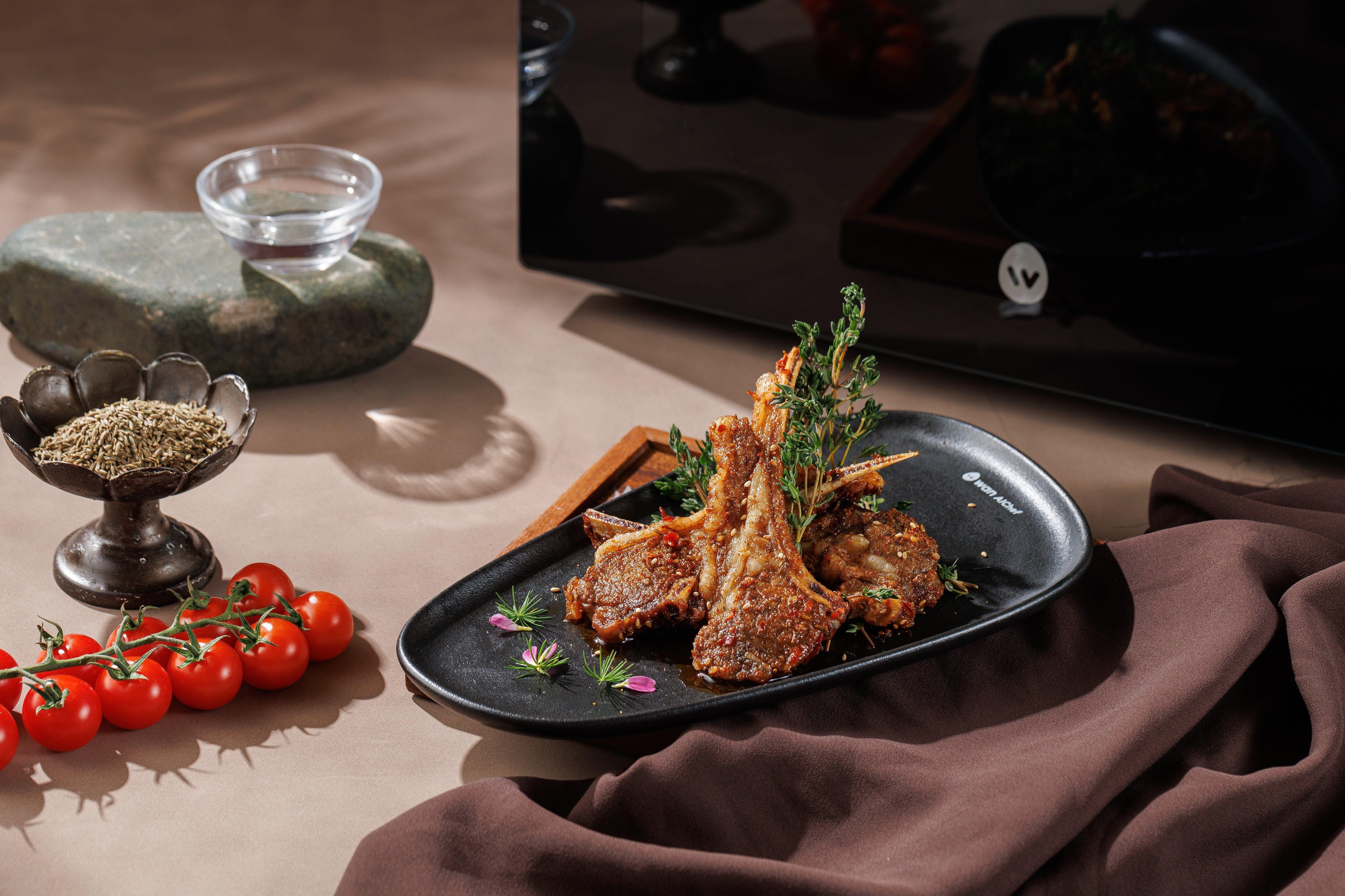 Sweet and Spicy Lamb Chops